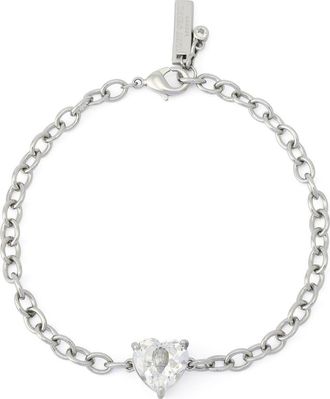 Kurt Geiger Crystal Heart Flex Bracelet at Nordstrom