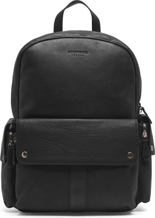 Bolongaro Trevor Mens Real Leather City Rucksack - Black - One Size