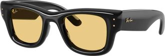 Ray-Ban Wayfarer Puffer - unisex - Zonnebrillen - Zwart - 47 MM - Accessoires