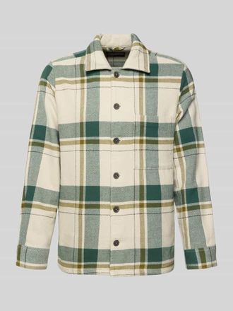 Marc O'Polo Loose Fit Hemdjacke aus reiner Baumwolle in Beige, Gr&ouml;&szlig;e M