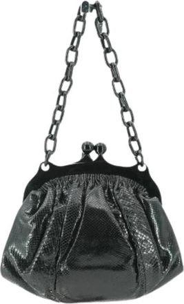 Fendi Pre-owned Vintage Mini Handbag - Dames - Vintage Mini Tas - Zwart - ONE Size - Leer - Vintage