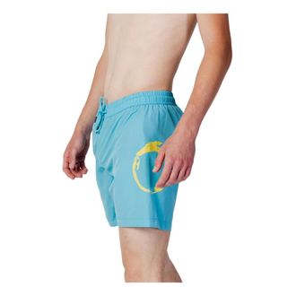 Trussardi Badmode, Heren, Blauw, S, Polyester, Beachwear