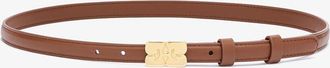 Ganni Sorrel Horse Kat Small Belt in Brown