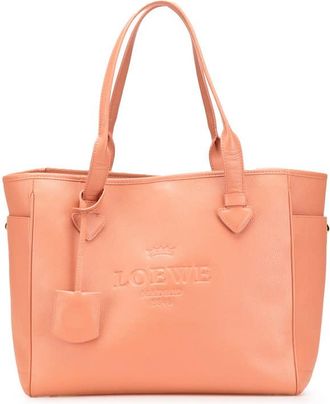 Loewe Pre-owned Loewe Leather Heritage Tote Ladies 61312