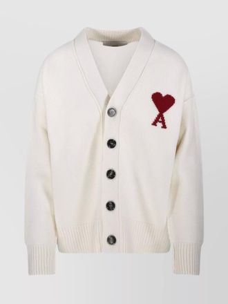 Ami wool v-neck cardigan