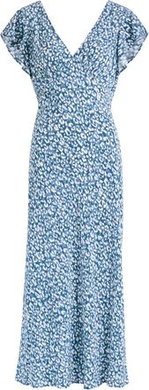 Rails Kenz Leopard-print Midi Dress - Blue - XS (UK6 / XS)