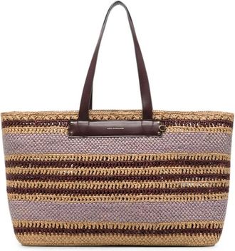 Anya Hindmarch Logo-detail Striped Shoulder Bag
