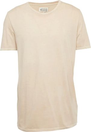 Maison Margiela Katoenen T-shirt - Beige