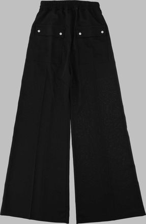 Rick Owens Wide-Leg Cotton Trousers - Black