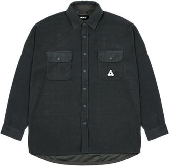Palace FW21 ULTIMO Polar Grid Overshirt Black P21SHT022