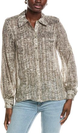 Ramy Brook Pauline Printed Silk-Blend Blouse