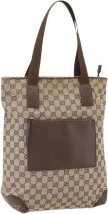 Gucci Pre-owned Tote Bags, female, Beige, Size: ONE SIZE Pre-owned Vintage Tote Bag