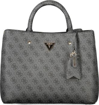 Guess Tassen, Dames, Zwart, ONE Size, Leer, Meridian II Satchel