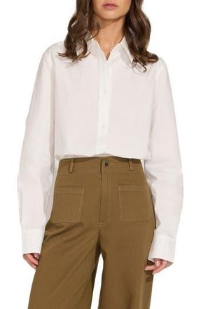Solid & Striped The Lauren Cotton Button-Up Shirt in Marshmallow at Nordstrom Rack, Size X-Small