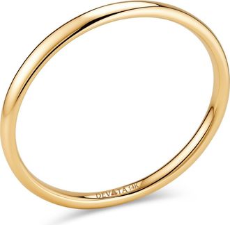 Devata 2mm Classic Dome Band Ring in 14K Gold at Nordstrom, Size 7