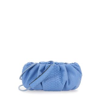 Biagini Tassen, Dames, Blauw, ONE Size, Su&egrave;de, Pillow Mini Clutch