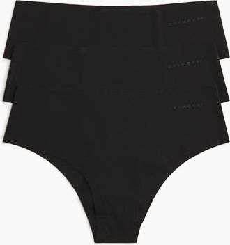 H&M 3er-Pack Sport-Hipster mit DryMove - Schwarz