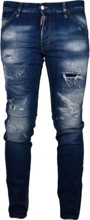 Dsquared2 Cool Guy Jeans - Heren - Slim Fit Jeans - Blauw - XS - Katoen - Jeans