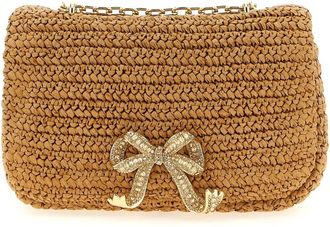 Self Portrait Dames, Tassen, Beige, Maat: ONE Size Katoen