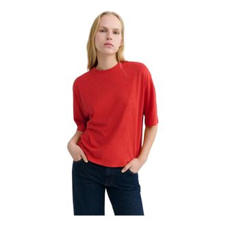 Thinking Mu Mujer, Camisetas, Rojo, Talla: L