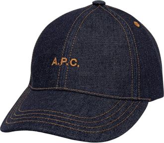 A.P.C. Thais Baseball Cap - Heren - Petten - Blauw - 56 CM - Katoen - Accessoires
