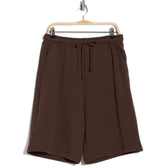 Abound Drawstring Waist Cotton Shorts in Brown Bracken at Nordstrom Rack, Size Xx-Large