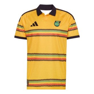 adidas Jamaica 2026 x Bob Marley Home Jersey Asia Sizing Bold Gold KD0959