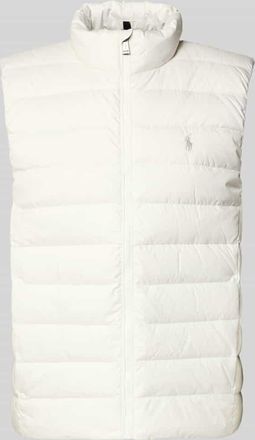 Polo Ralph Lauren Regular Fit Weste in Stepp-Optik in Weiss, Größe XXL