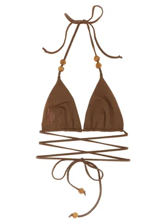 Magda Butrym RE 26 Bikini Top - Brown