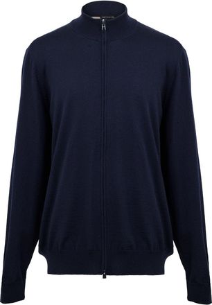HUGO BOSS Mens Balonso 10241502 01 Knitted Top in Dark Blue - Size 2XL