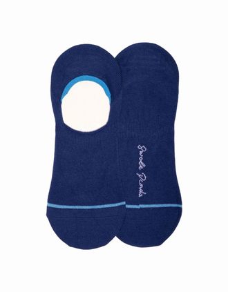 Swole Panda Womens ROYAL BLUE NO SHOW SOCKS - Navy/Navy - Size: 4/4.5/5/5.5/6/6.5/7