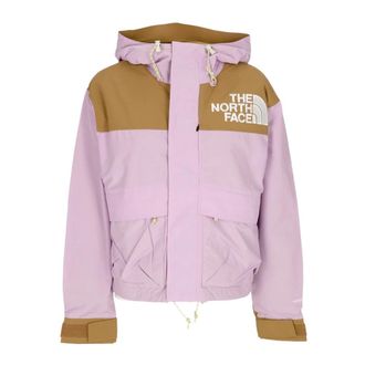 The North Face Windbreakers, female, Multicolor, XS, Windwall Windproof Mountain Jacket Lupine Brown