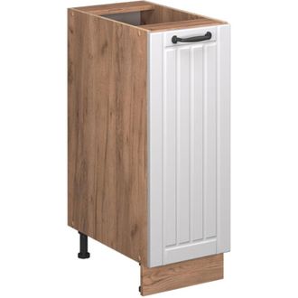 Vicco Armario De Farmacia Fame-line, Blanco Casa De Campo, 30 Cm Sin Encimera, Vicco