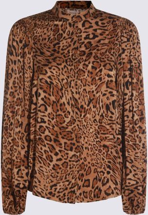 Twin-Set Brown Viscose Shirt