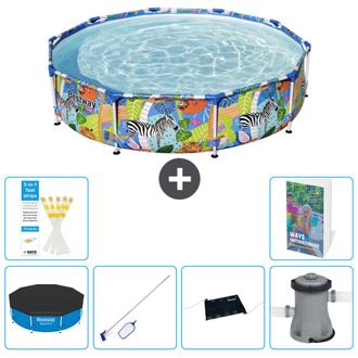 Bestway Piscina Bestway Steel Pro Redonda - Selva - 305x66 Cm - 7-piezas S67