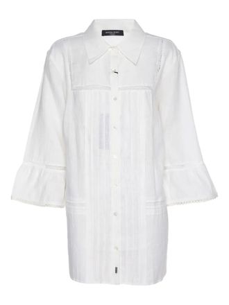 Marina Rinaldi lace-trim shirt - White