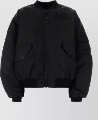 Cecilie Bahnsen nylon oversized bomber jacket