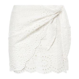 MC2 Saint Barth Nyra Mini Skirt - female - MC2 Saint Barth - Short Skirts - White - L - Skirts