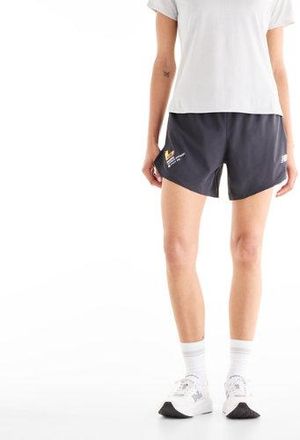 New Balance Donna Valencia Marathon RC Essential Short 5 in Nero, Politessuto, Taglia L