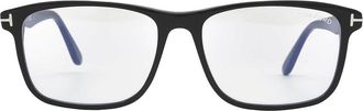 Tom Ford Blue Light Block Square Mens Eyeglasses FT5752-B 001 57