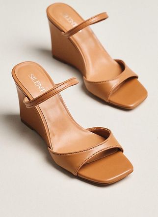 Silent D Anisa Strappy Wedge Mule Sandals