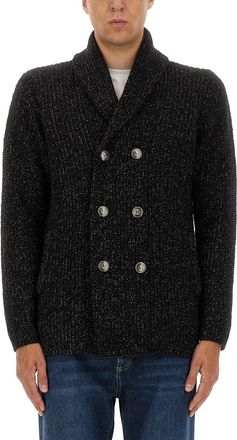 Brunello Cucinelli Double-Breasted Cardigan-Uomo