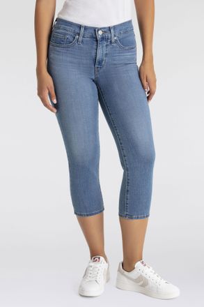 Levi's Caprijeans LEVIS 311 SHAPING SKN CAPRI, Damen, Gr. 27, N-Gr, blau (lapis level), Denim/Jeans, Obermaterial: 60% Baumwolle, 23% Viskose, 16% Polyester,