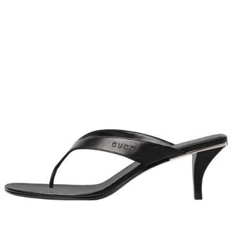 Gucci (WMNS) Gucci Vittoria Thong Black 865403-C9D00-1000