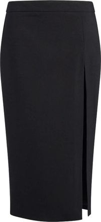 Dondup Lange Bistretch Rok - Dames - Kokerrokken - Zwart - S - Wol - Rokken