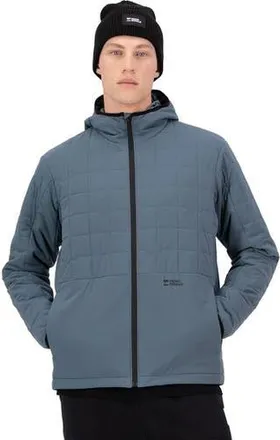 Mons Royale Mens Canyon Merino Insulated Hooded Jacket in Goblin Blue at Nordstrom, Size X-Large