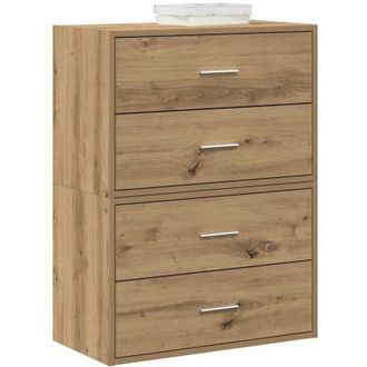 vidaXL vidaXL Armadi con 2 Cassetti 2 pz Rovere 60x31x40 cm in Truciolato