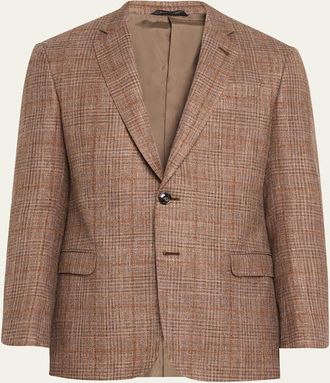 Giorgio Armani Mens Plaid Sport Coat
