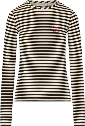 Liu Jo Camiseta de Manga Larga a Rayas - Tops - Mujer - Multicolor - M