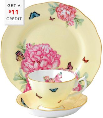 Royal Albert Miranda Kerr For Royal Albert Joy 3Pc Place Setting With $11 Credit